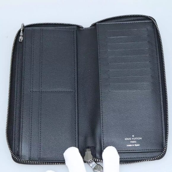 LOUIS VUITTON Monogram Eclipse Zippy Wallet Vertical Wallet - Picture 13 of 16